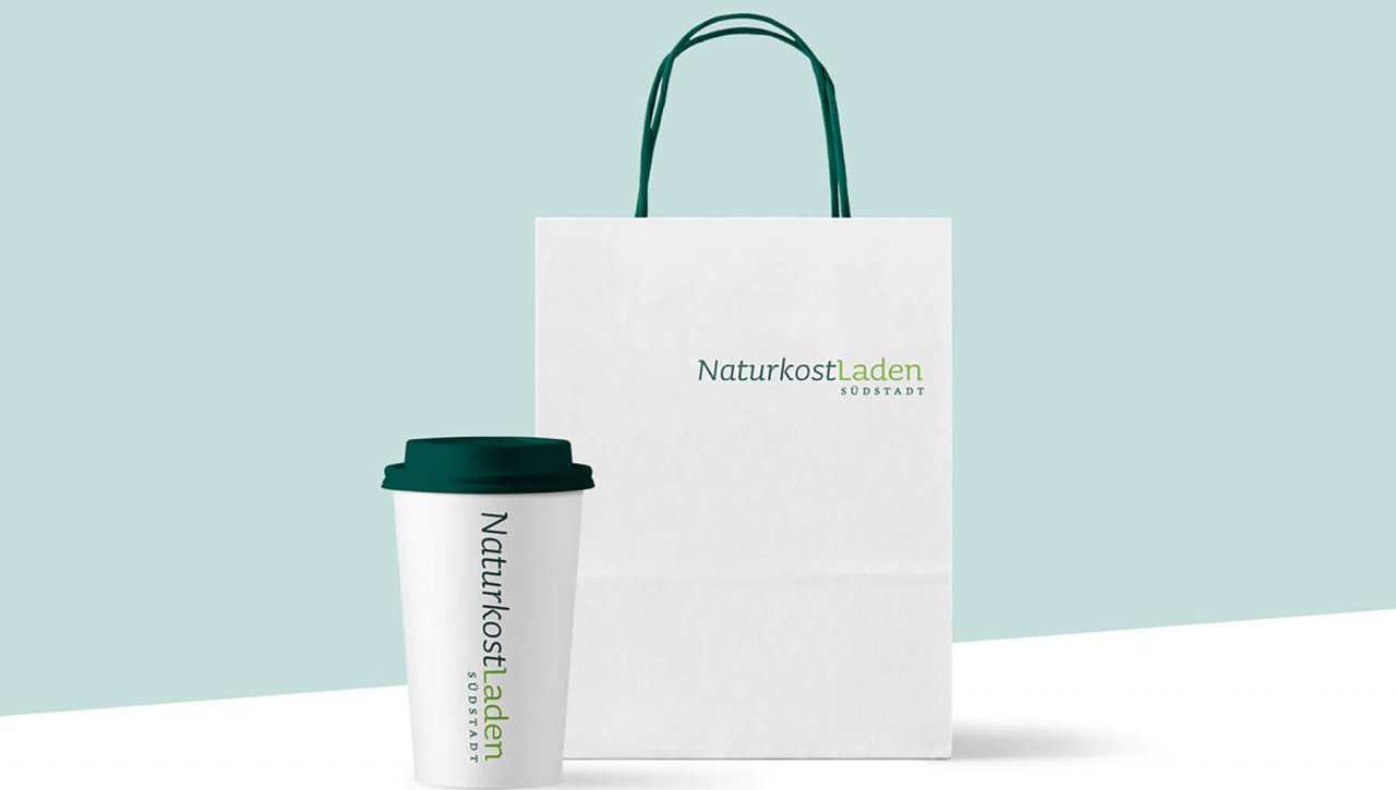 Arbeitsbeispiel Corporate Design Packaging - Naturkostladen Südstadt